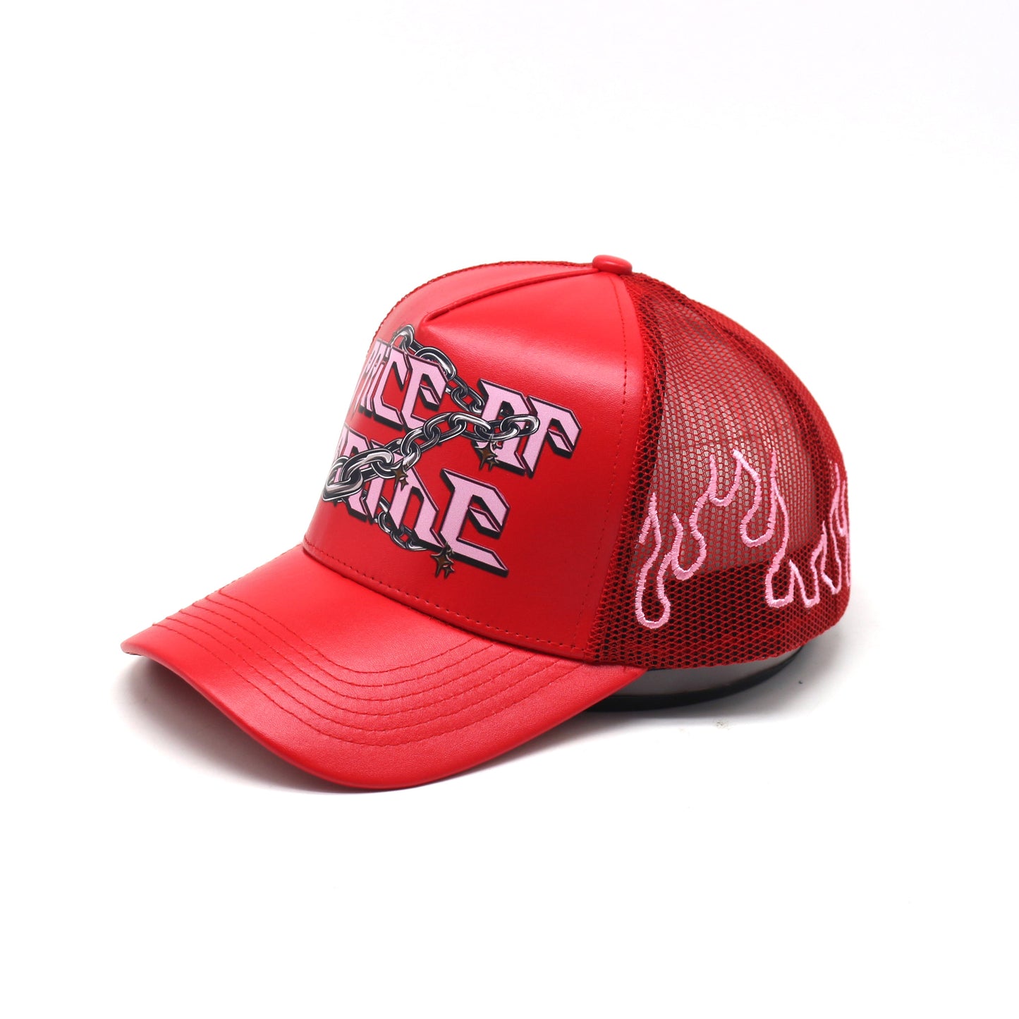 RED LOVE FLAME TRUCKER