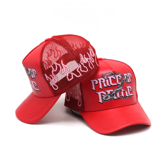 RED LOVE FLAME TRUCKER